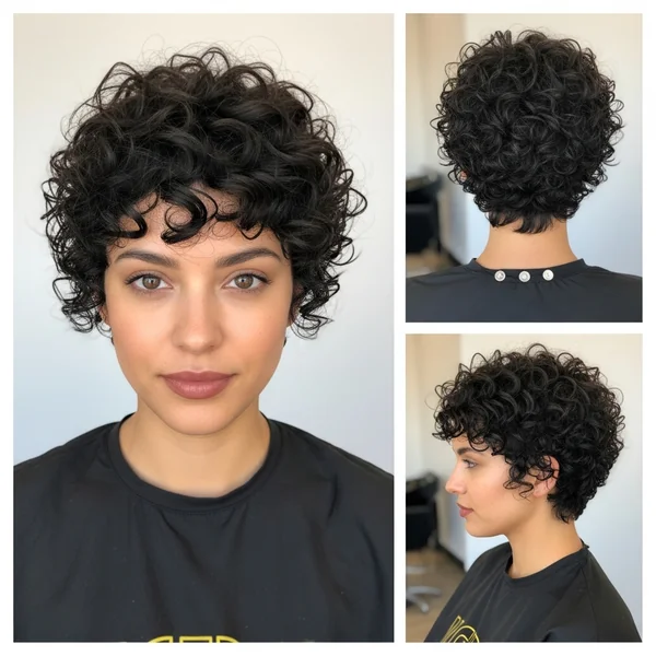 Short Curly Pixie Hairstyles