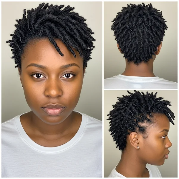 Short Dreadlock Hairstyles For Black Women