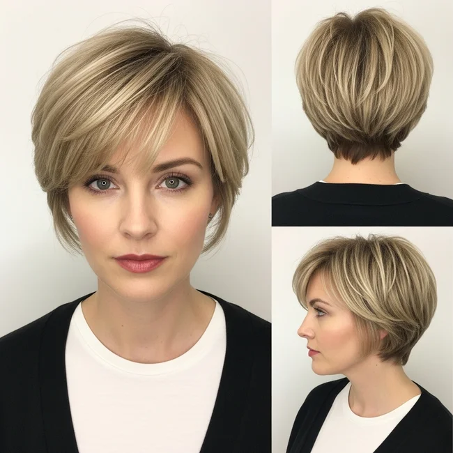 Short French Pixie Haircut