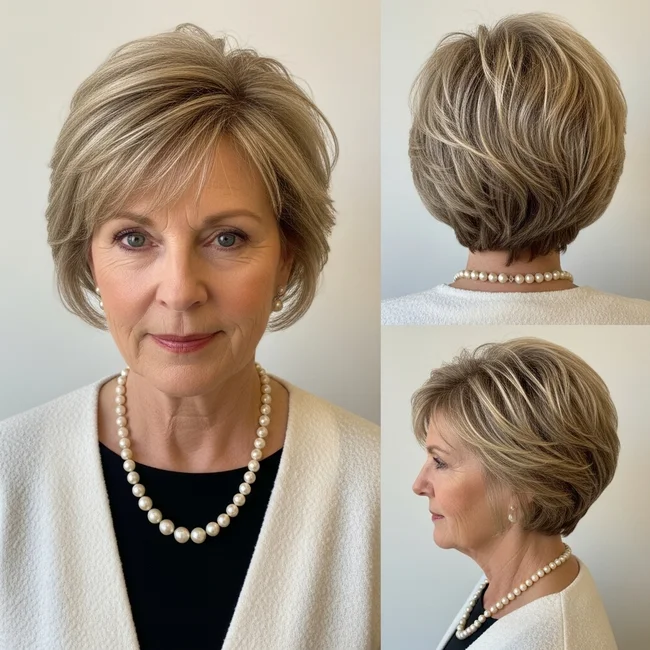 Short Hair With Bangs