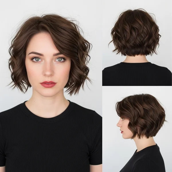 Short Hairstyles For Thick Wavy Hair