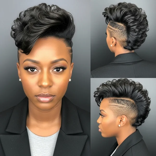 Short Mohawk Hairstyles For Black Women