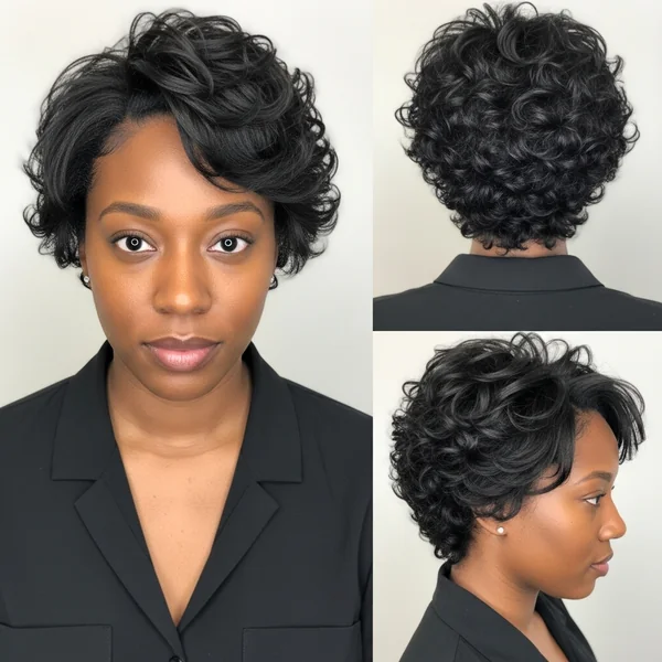 Short Natural Hairstyles For Black Women Round Face