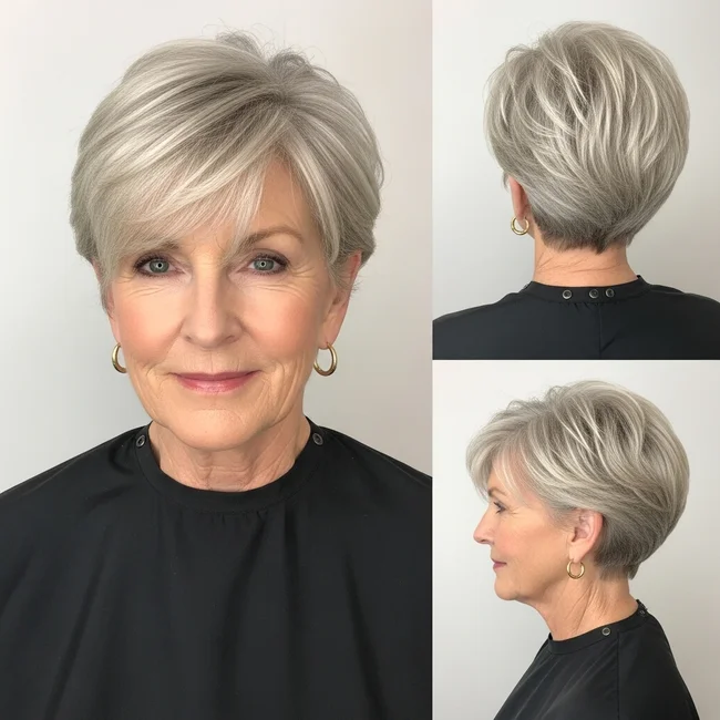 Short Over The Ear Haircut