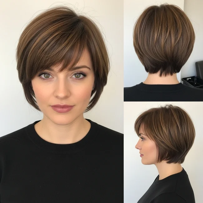 Short Pixie Bob Haircut