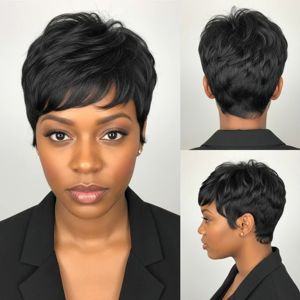 Short Pixie Hairstyles For Black Women