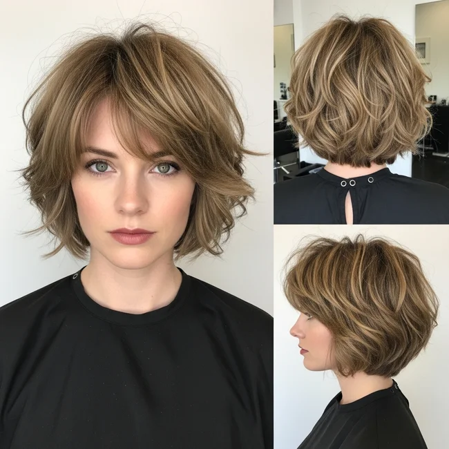 Short Shag For Fine Hair