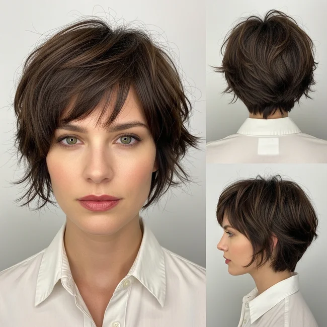 Short Shag Haircut
