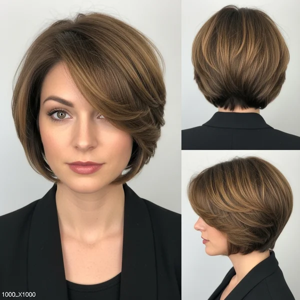 Short Stacked Bob Hairstyles