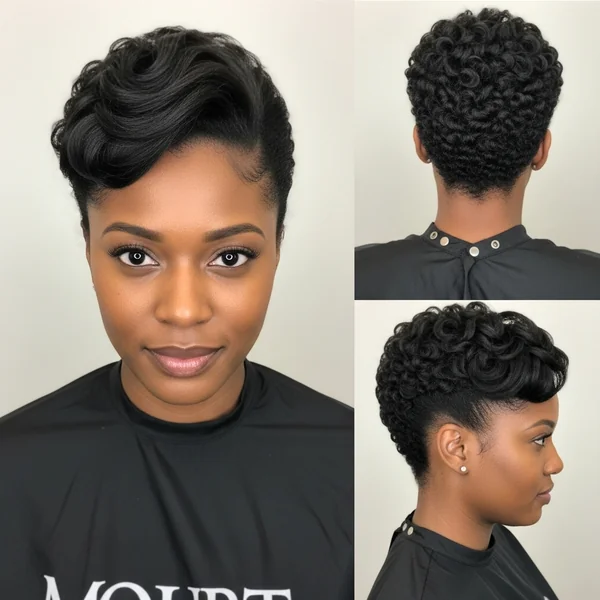 Short Updo Hairstyles For Black Women