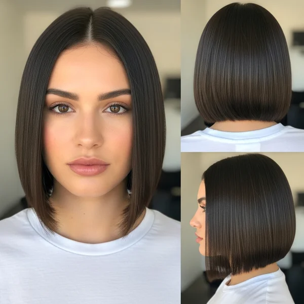 Sleek Short Straight Bob
