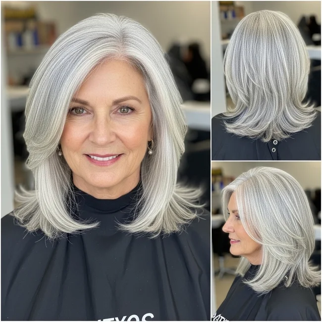 Sleek Silver Layers