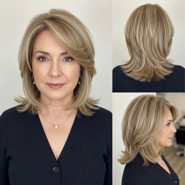 Soft Shoulder-Length Layers