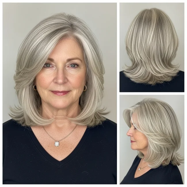 Soft Shoulder-Length Waves