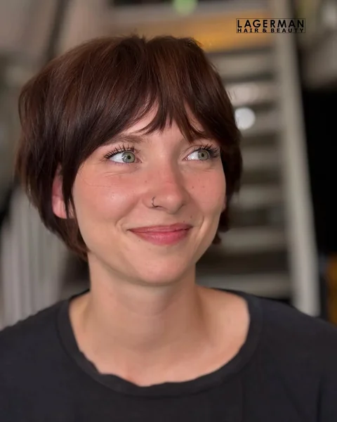 Soft Textured Bob Shag