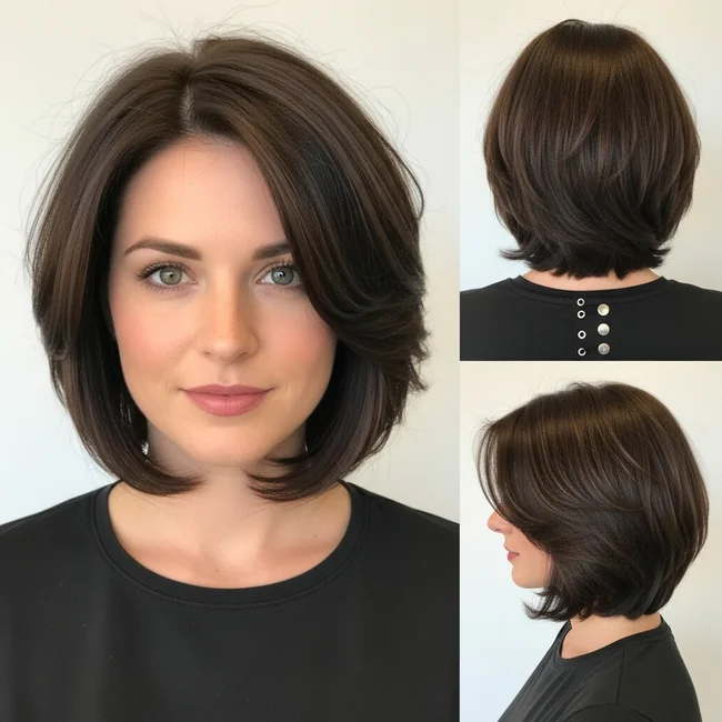 Stacked Chin Length Bob