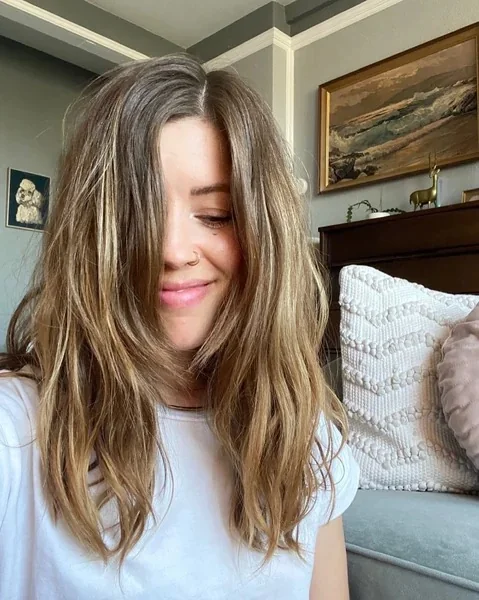 Sun-Kissed Lived-In Shag with Messy Volume