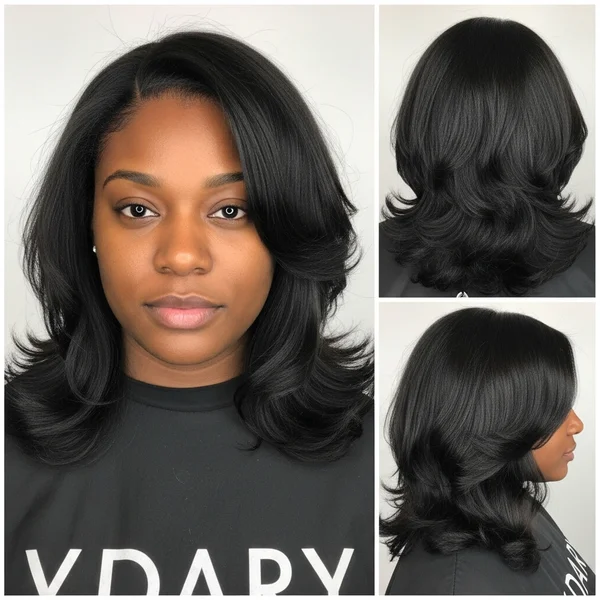 Thick Wavy Haircuts for Black Women