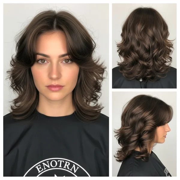 Butterfly Haircut Cacheado