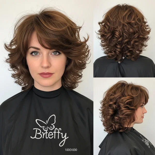 Butterfly Haircut Curly Hair Aesthetic
