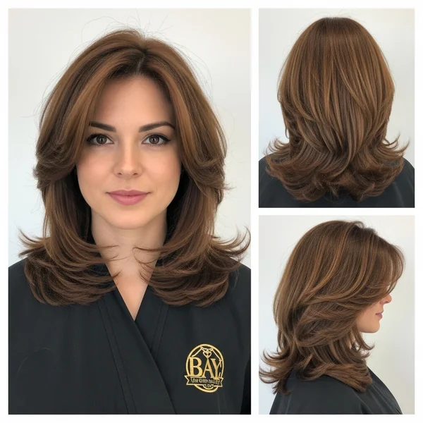 Butterfly Haircut Medium Long Hair