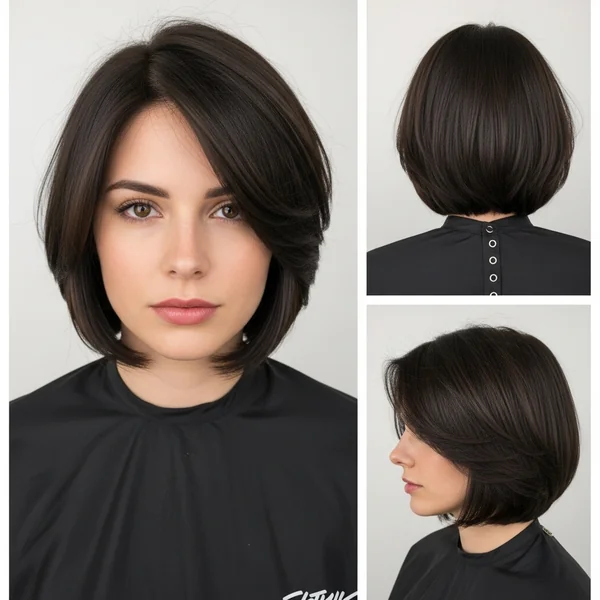 Butterfly Haircut Short Hair Straight