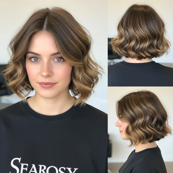 Butterfly Haircut Short Hair Wavy