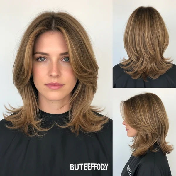 Butterfly Haircut Shoulder Length