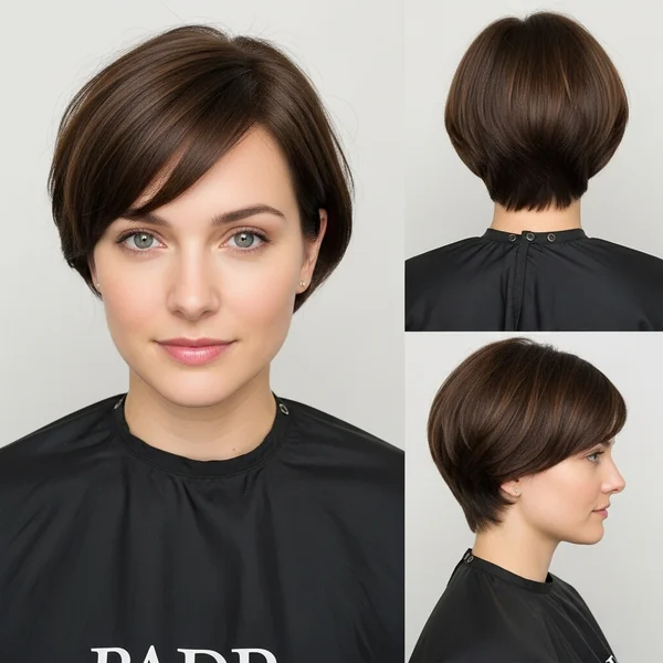 Low Maintenance Short Haircut For Women No Bangs