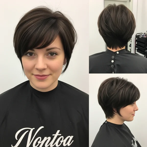 Low Maintenance Short Haircut For Women Thick Hair