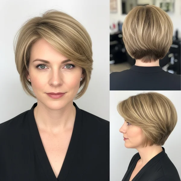 Low Maintenance Short Haircut For Women With Fine Hair