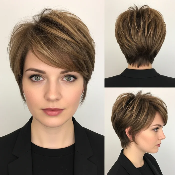 Pixie Haircut For Round Faces