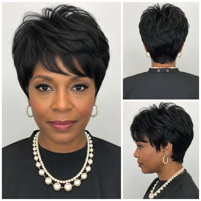 Pixie Haircut Black Women