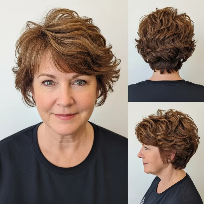 Pixie Haircut Curly