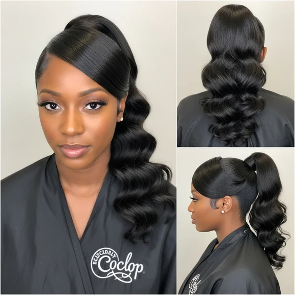 Prom Ponytail Hairstyles Black Women