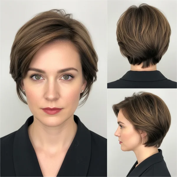 Short Haircuts For Thinning Hair Round Face