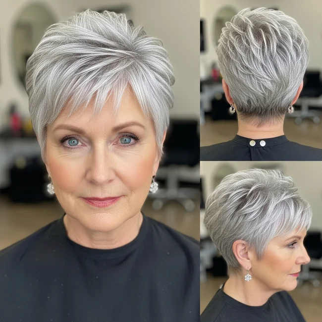 short spikey hair pixie haircuts