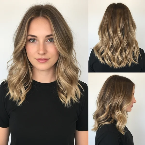 shoulder length haircuts for thick wavy hair