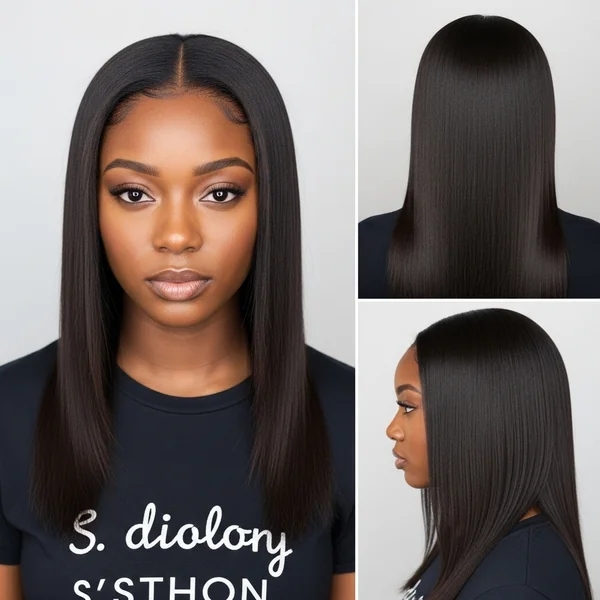 Straight Back Hairstyles for Black Women