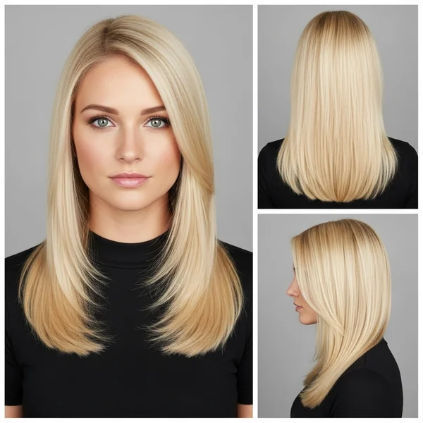 Straight Blonde Hairstyles