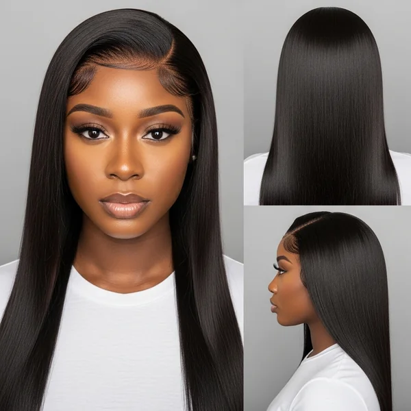 Straight Frontal Wig Hairstyles