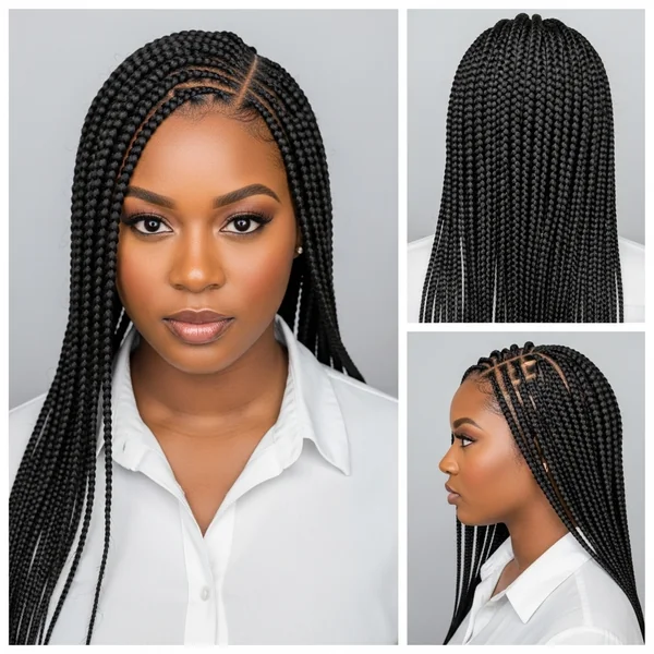 Straight Up Hairstyles Braids African