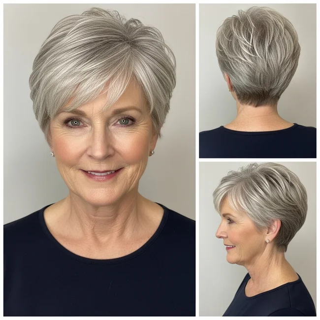 Super short pixie haircuts