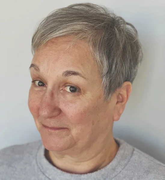 Textured Gray Pixie for Lift and Volume
