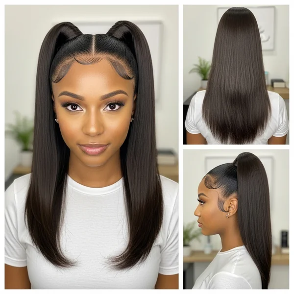2 Frontal Ponytail Hairstyles