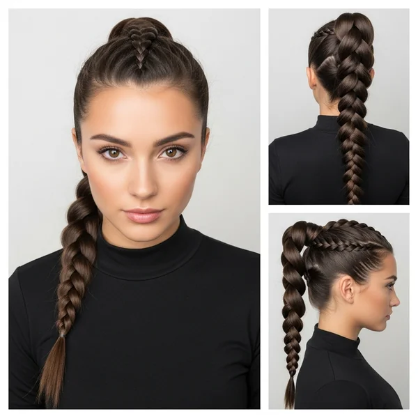 4 Braided Ponytail Hairstyles