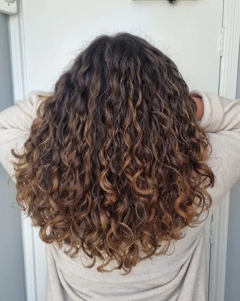 Beautiful Coiled Butterfly Cut with Warm Auburn Highlights