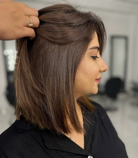 Chic Volume Bob with Blended Inner Layers