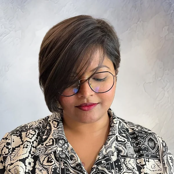 Curly Brown Pixie Bob for Natural Volume