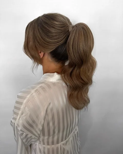 Extra Long Sleek High Ponytail with Edges